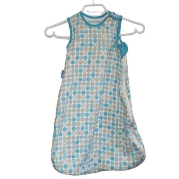 Grobag Cotton Baby Sleep Sack Unisex Size 0-6 Months Blue White Tan - Picture 13 of 13